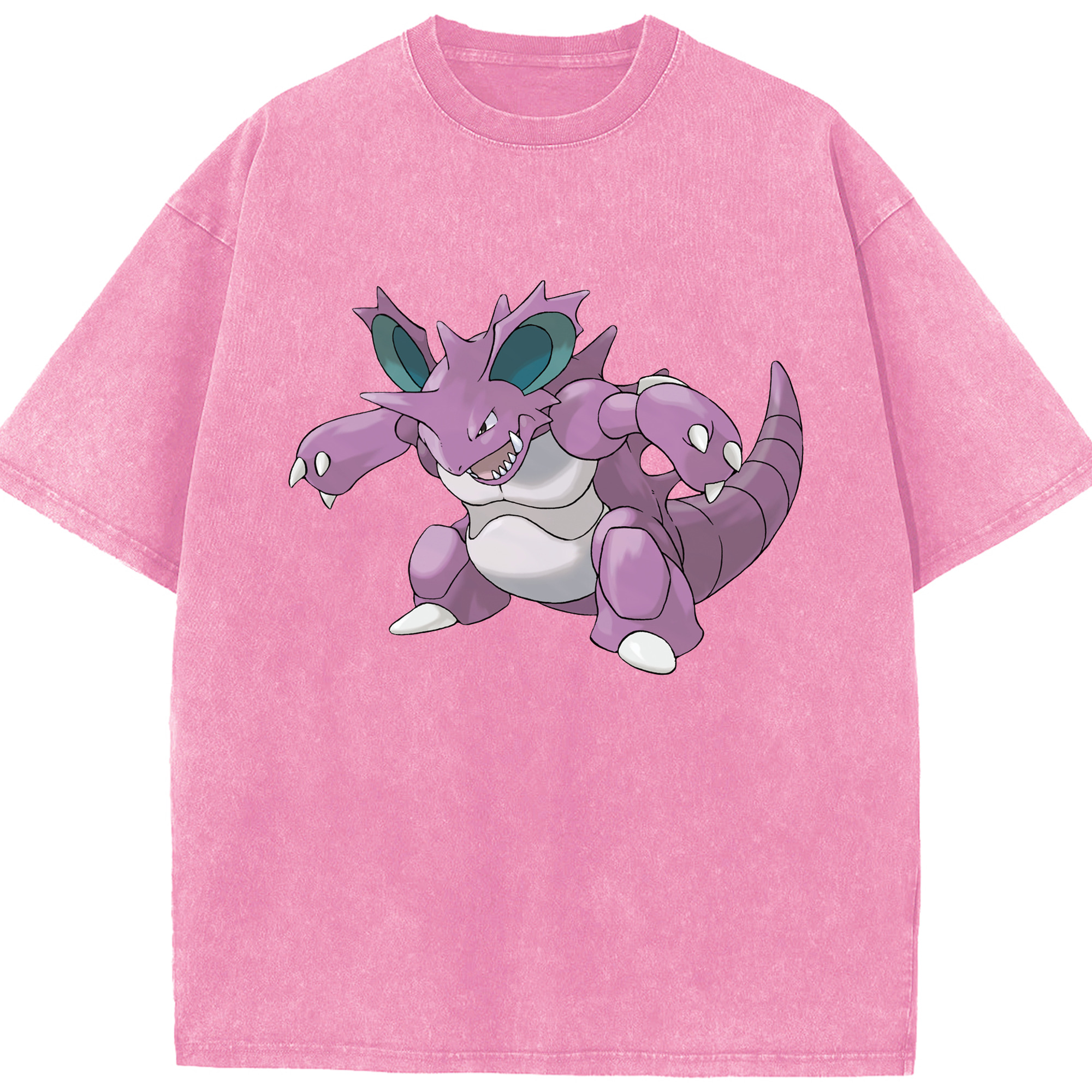 （画像用） ポケットモンスター Pokémon 綿100% ヴィンテージ風 半袖Tシャツ（フロントプリント）